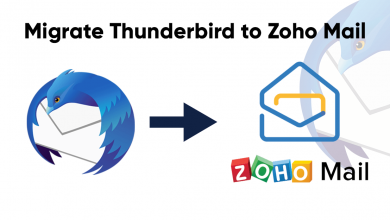 thunderbird to zoho mail