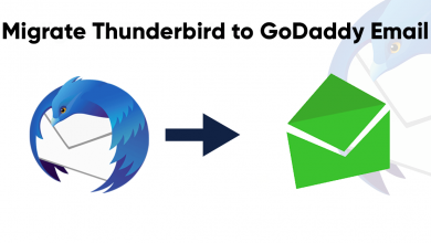 migrate Thunderbird emails to GoDaddy mail